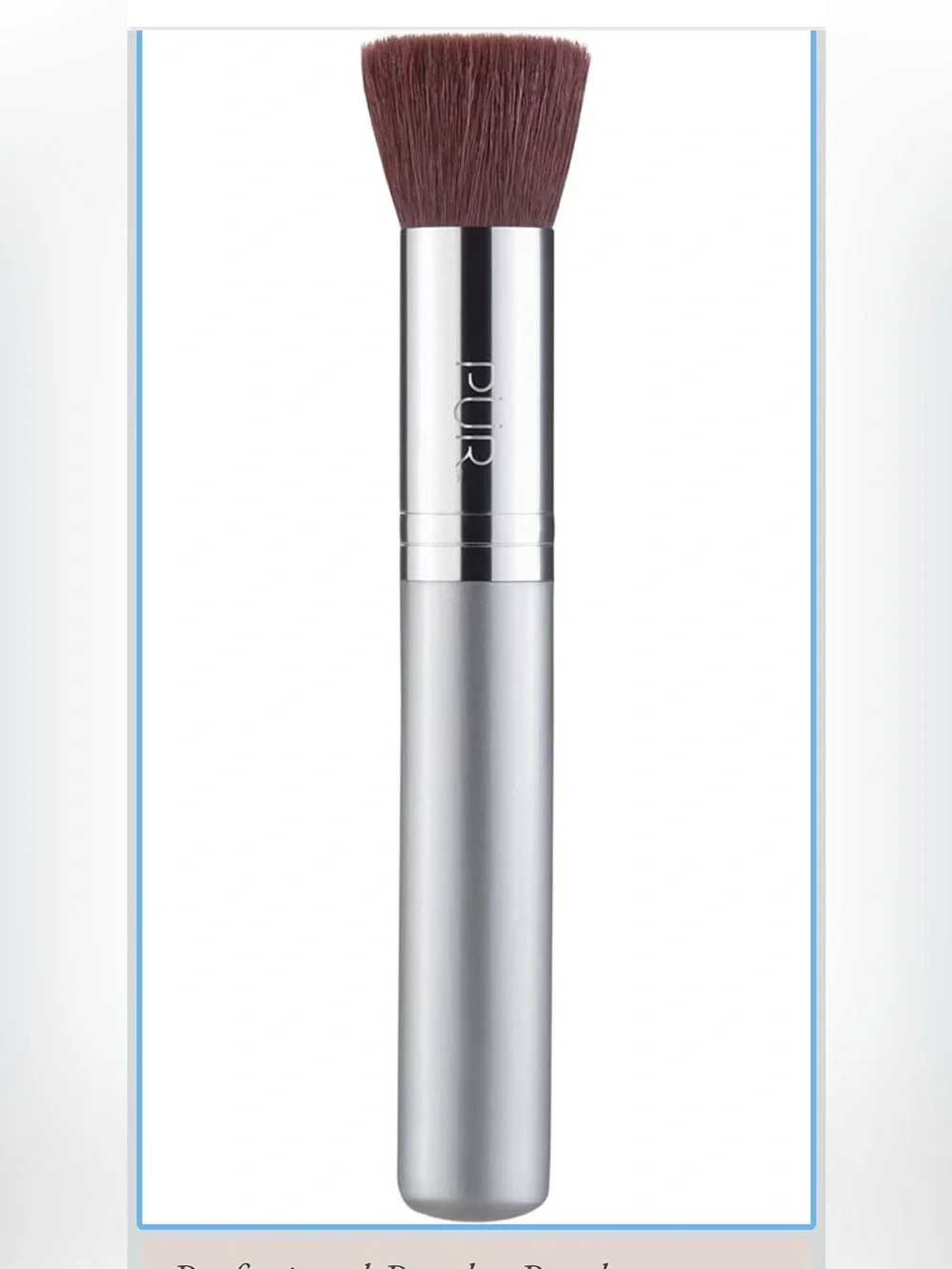 PÜR MINERALS Chisel Brush, Flat Top Makeup Brush(202)